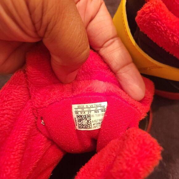 Toddler Adidas Winterplay Mickey I Black/Red/Yellow Size 10K IG7190 - Picture 6 of 9